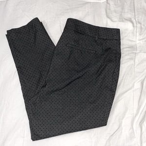 Dark Grey Dot Loft Marisa Pants